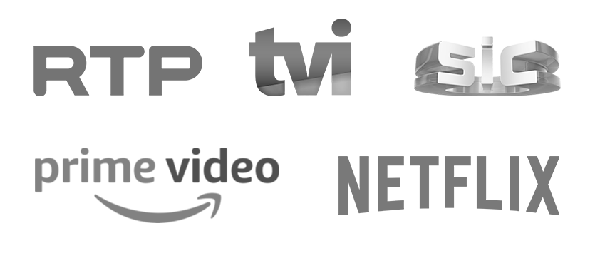 TVI, SIC, RTP, Prime Video, Netflix