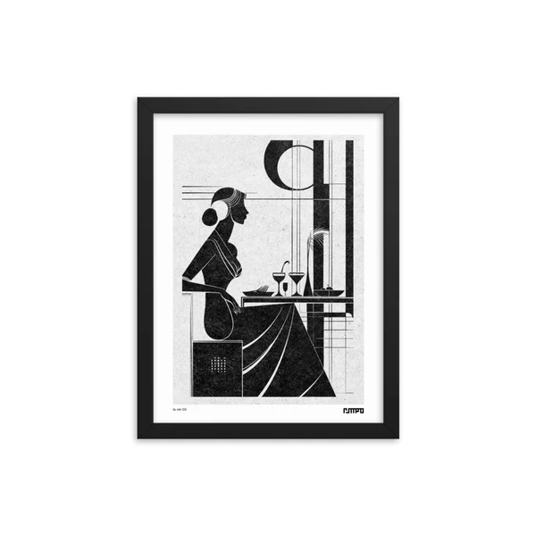 la vie 03 framed print